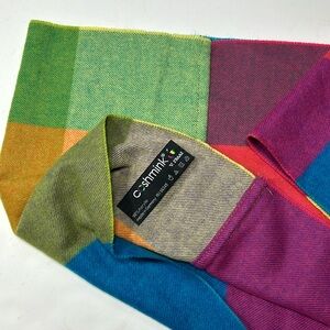 Cashmink multichecked infinity scarf 60” x 11.5”